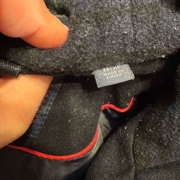 Tommy Hilfiger Navy Toggle Coat for Women - Picture 3 of 8